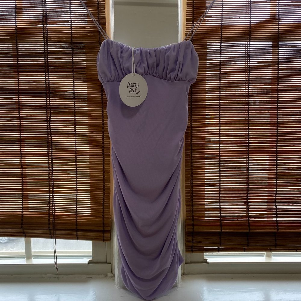 Brand New Princess Polly Lavender Stretchy Mini Dress
